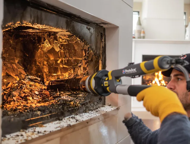 Professional chimney cleaning by Cheshire Chimney Sweep in Cheshire, CT