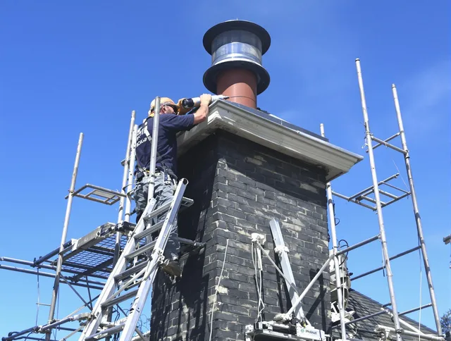 Sturdy chimney crown finished by Cheshire Chimney Sweep in Cheshire, CT