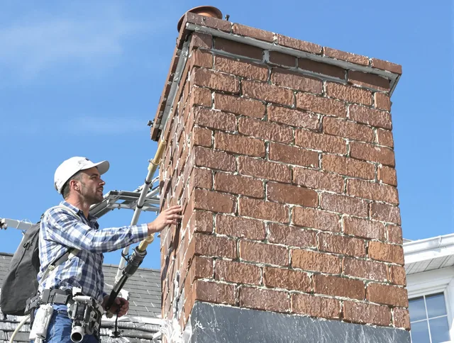 Brickwork for a chimney rebuild by Cheshire Chimney Sweep in Cheshire, CT