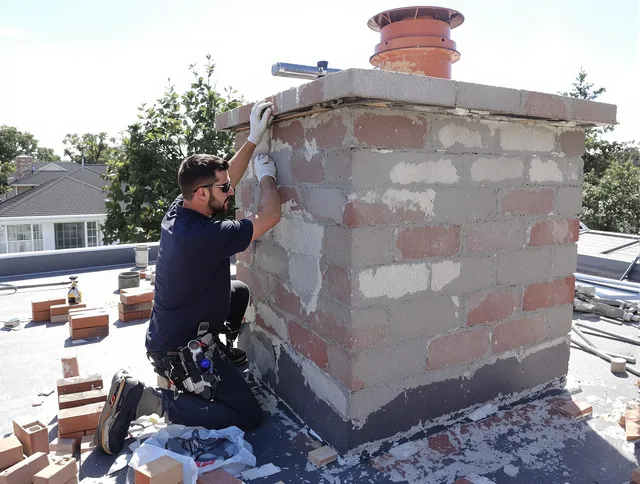 Advanced chimney repair process by Cheshire Chimney Sweep in Cheshire, CT