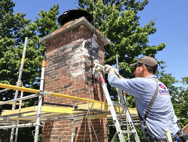 Structural chimney repair by Cheshire Chimney Sweep in Cheshire, CT