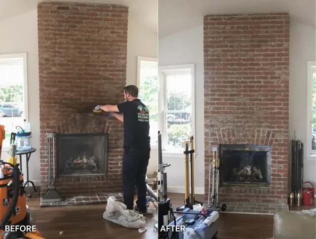 Finished chimney sweeping service by Cheshire Chimney Sweep in Cheshire, CT
