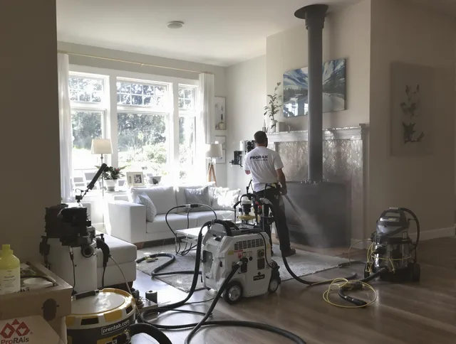 Soot removal service by Cheshire Chimney Sweep for a fireplace in Cheshire, CT